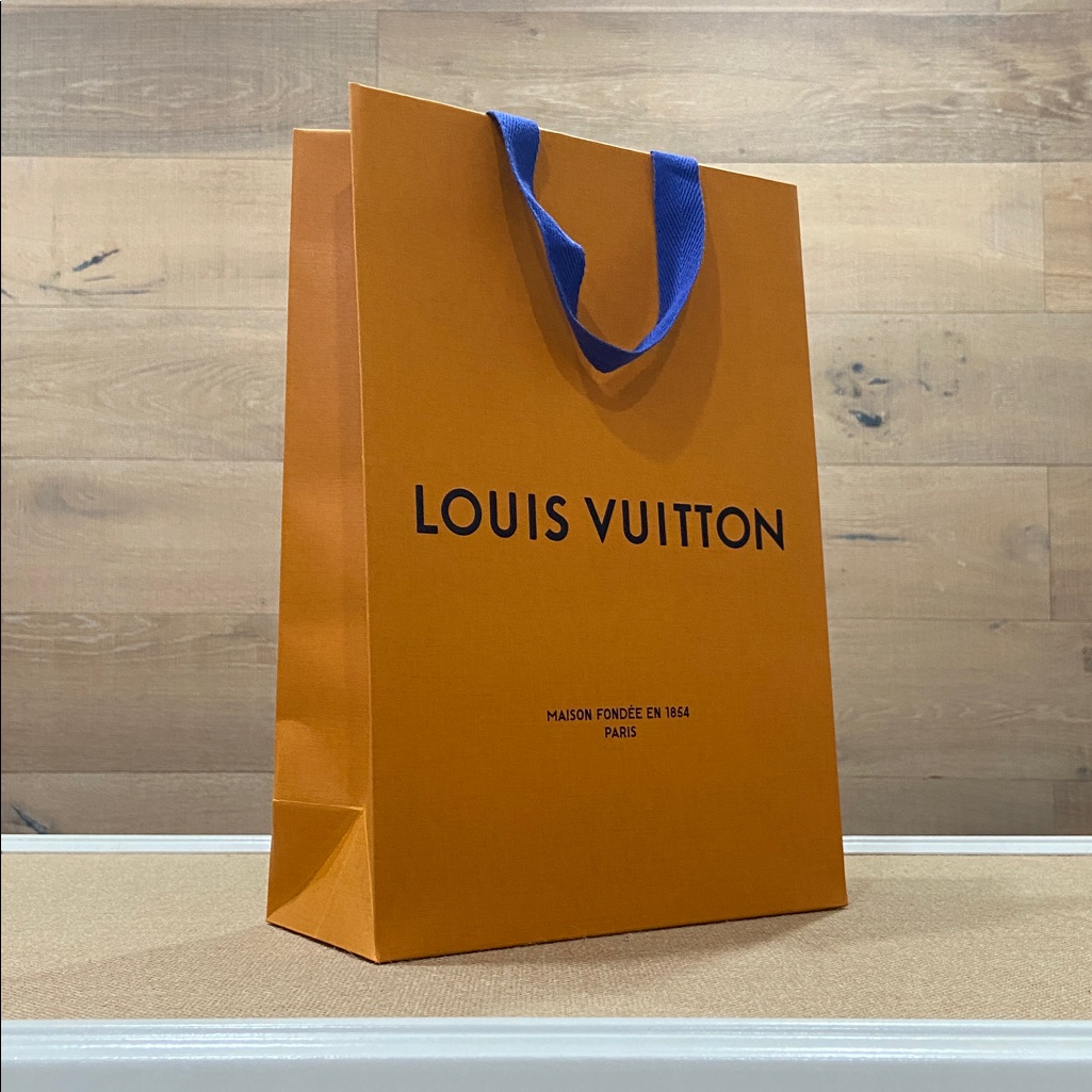 Empty Louis Vuitton Authentic Gift Bag
